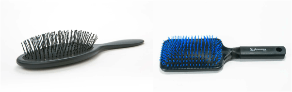 looper brush used to comb 100% genuine human indian hair extensions 